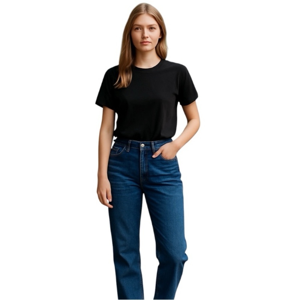 Tommy Hilfiger Vintage Women's Straight Blue Dark Denim Jean size 12